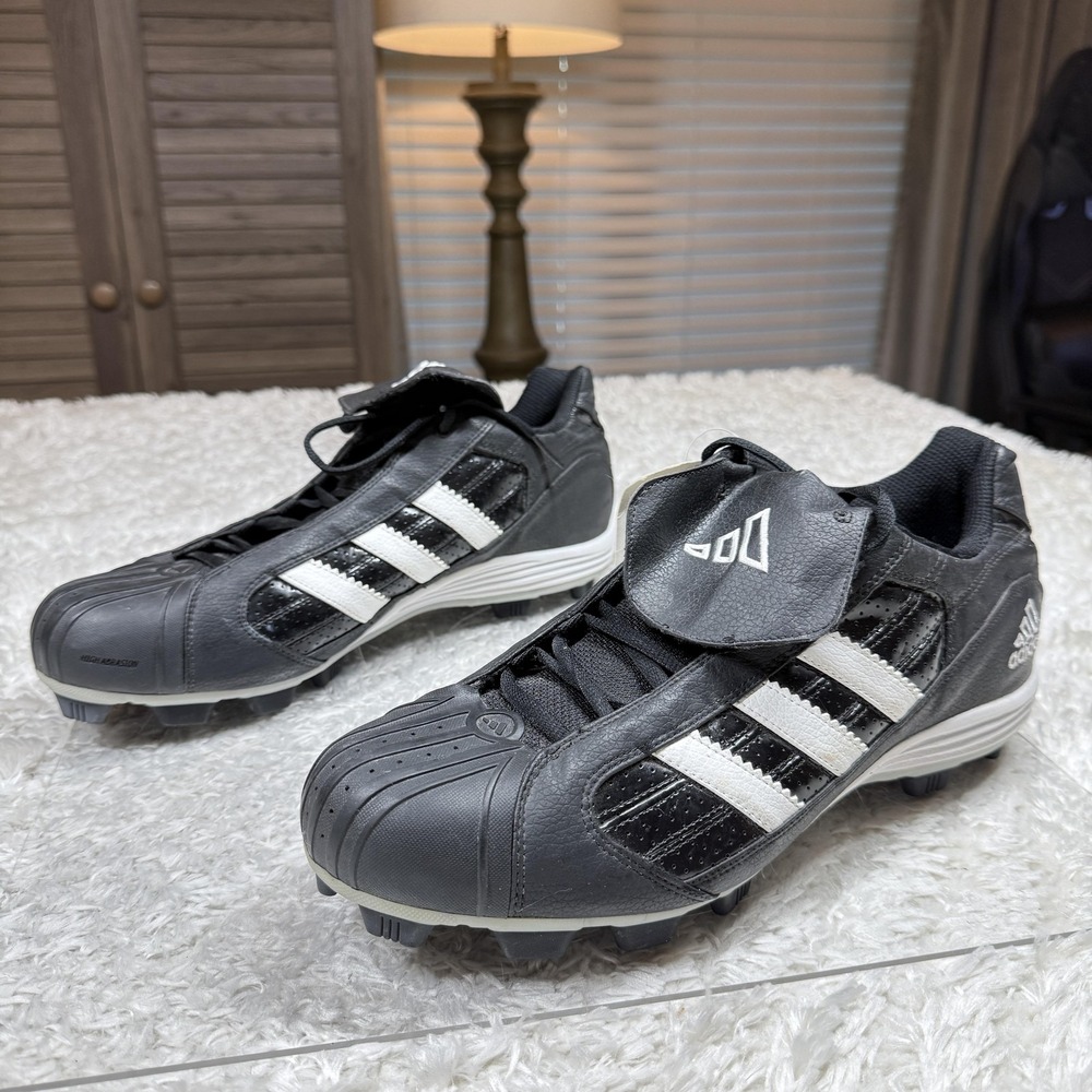 Vintage Adidas D King TRX Baseball Cleats Men Size 13 Traxion adiPrene 00s Y2K